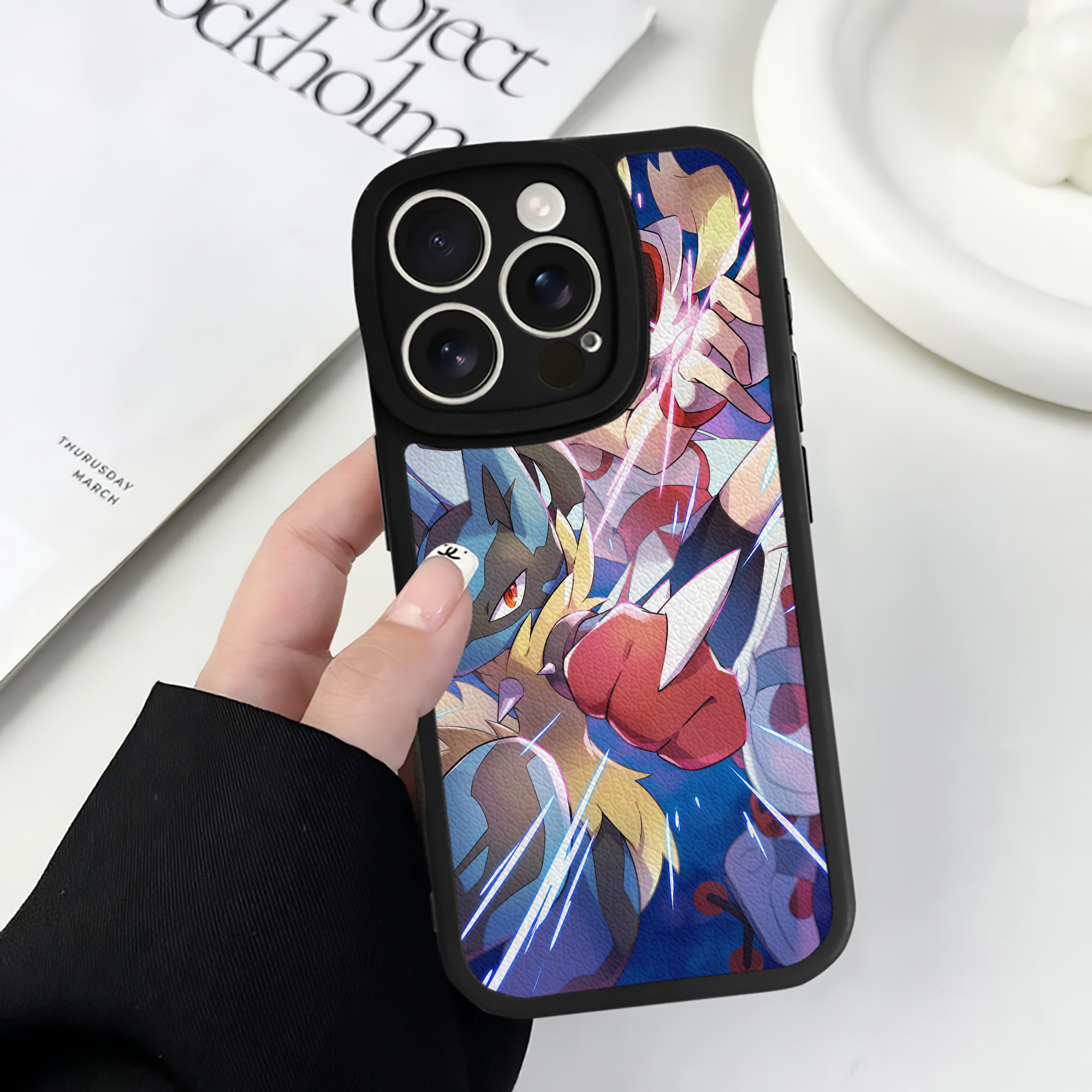 （画像用） ポケットモンスター Pokémon 【iPhone 16シリーズ対応】シリコンスマホケース（レザー調） 材質：シリコン